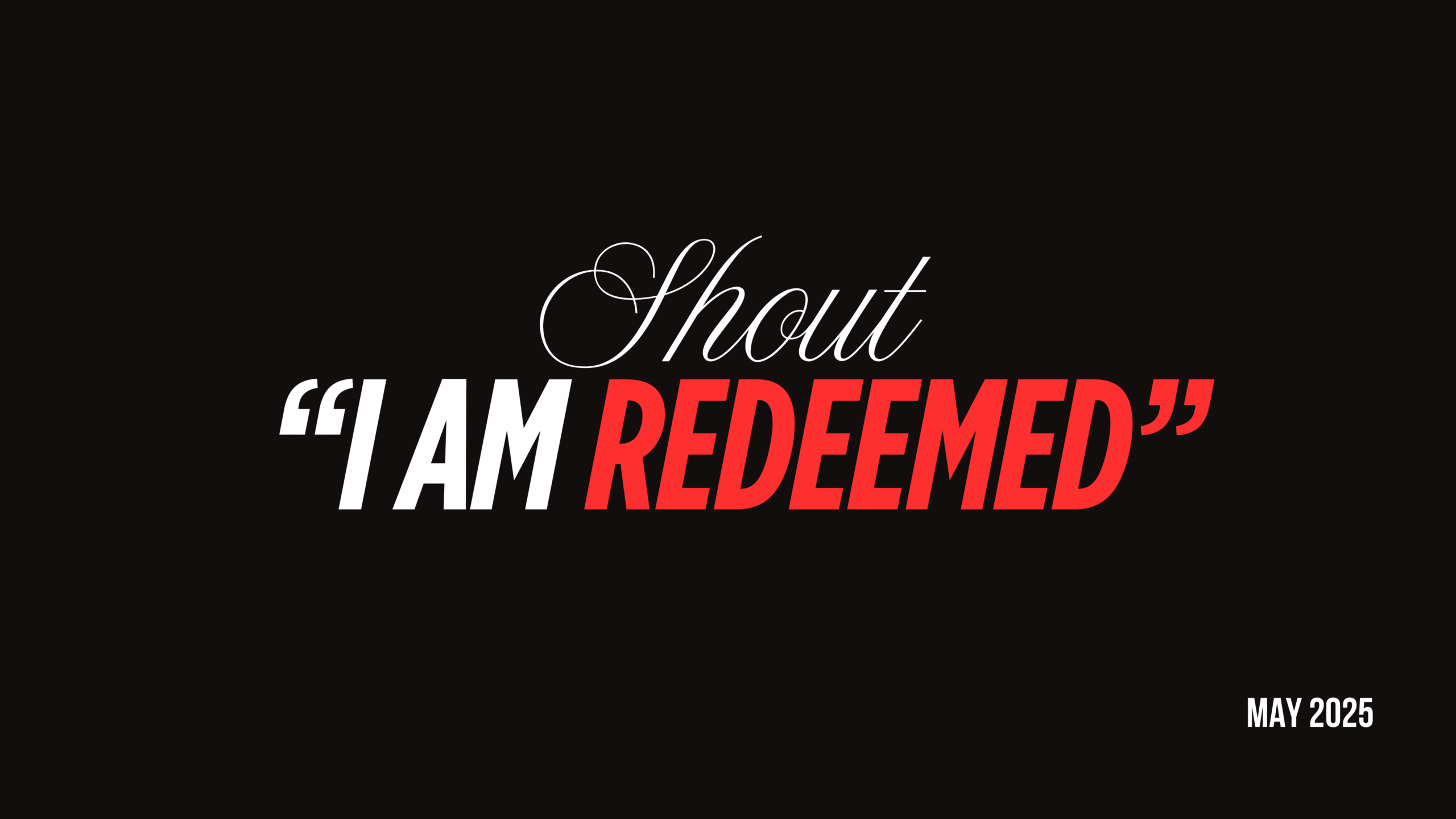 I am Redeemed